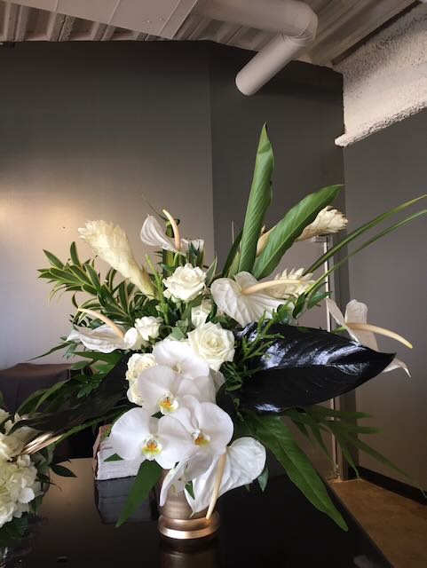 White Orchid Arrangement